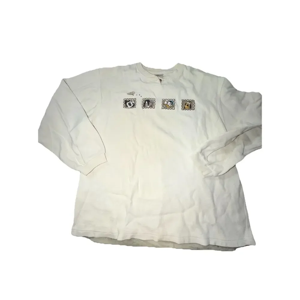 Disney Storage Vintage Embodied Medium Mickey Button Up Sweater (AJ7) - Picture 1 of 4